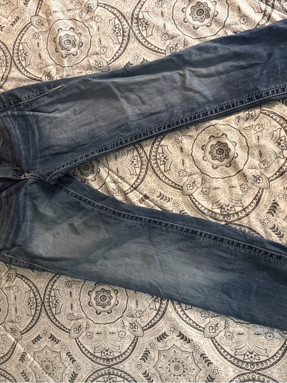 Ariat Dark Blue Denim Jeans with Contrast Stitching